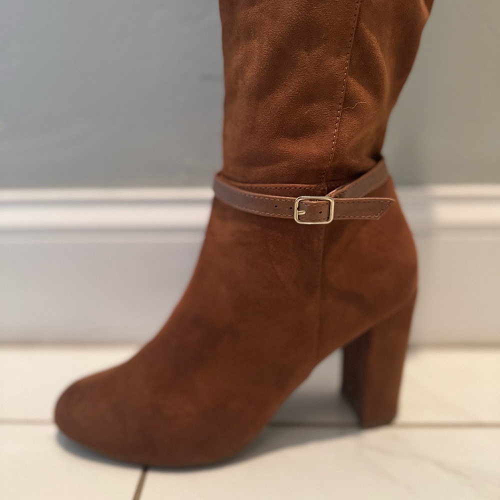 Brown Suede Women's Boots
